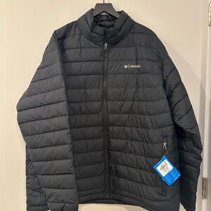 Columbia Charcoal Quilted Jacket Big &Tall